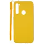 Evelatus Funda de silicona Soft Touch con correa de mano para Xiaomi Redmi Note 8 / Redmi Note 8 2021 - amarilla