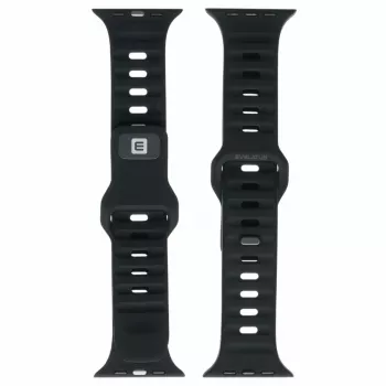Evelatus Sport correa de silicona Loop para Apple Watch 42/44/45/49 mm negra