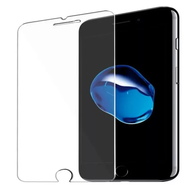 Evelatus Cristal templado protector de pantalla para Apple iPhone 6 Plus, 7 Plus, 8 Plus - Funda completa 2.5D, dureza 9H, adhesivo japonés, antiestático