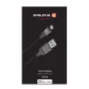 Evelatus Cable USB-A a Lightning 1,2m (MFi11CL) Carcasa de aluminio Trenzado Negro