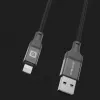 Evelatus Cable USB-A a Lightning 1,2m (MFi11CL) Carcasa de aluminio Trenzado Negro