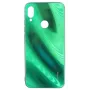 Evelatus Xiaomi Note 7 Funda de cristal templado con efecto agua y electroplatado integral Verde