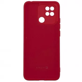 Evelatus Xiaomi Redmi 10C / C40 Funda de silicona nano Soft Touch TPU roja