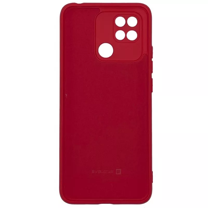 Evelatus Xiaomi Redmi 10C / C40 Funda de silicona nano Soft Touch TPU roja