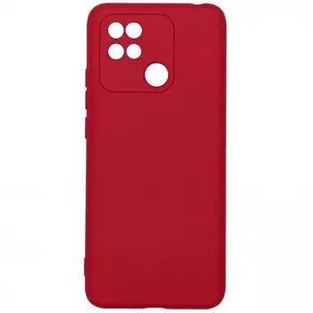 Evelatus Xiaomi Redmi 10C / C40 Funda de silicona nano Soft Touch TPU roja