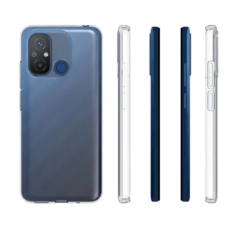 Funda de silicona transparente Evelatus de 1,5 mm TPU para Xiaomi Redmi 12C clara