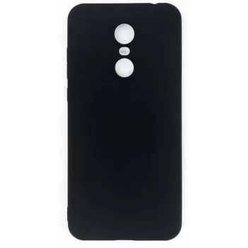 Evelatus Funda de Silicona Nano Soft Touch TPU Negra para Xiaomi Redmi 5 Plus