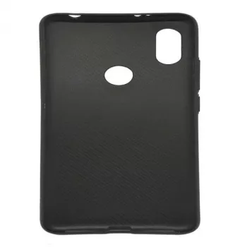 Evelatus Xiaomi Redmi 5 Plus Funda TPU 2 con Placa Metálica (compatible con soporte magnético para móvil) Rojo