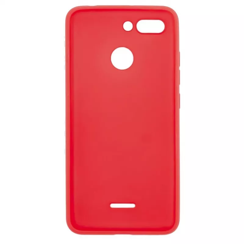 Evelatus Funda de silicona Nano Soft Touch TPU para Xiaomi Redmi 6 roja