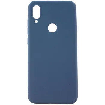 Evelatus Funda de silicona Nano Soft Touch TPU para Xiaomi Redmi 7 Azul oscuro