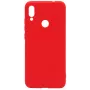 Evelatus Xiaomi Redmi 7 funda de nano silicona Soft Touch TPU roja