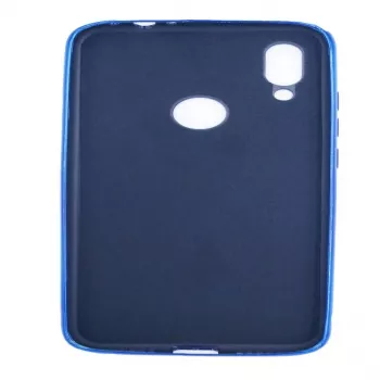 Evelatus Protector de pantalla de cristal templado con efecto agua Full Color Electroplating para Xiaomi Redmi 7 azul