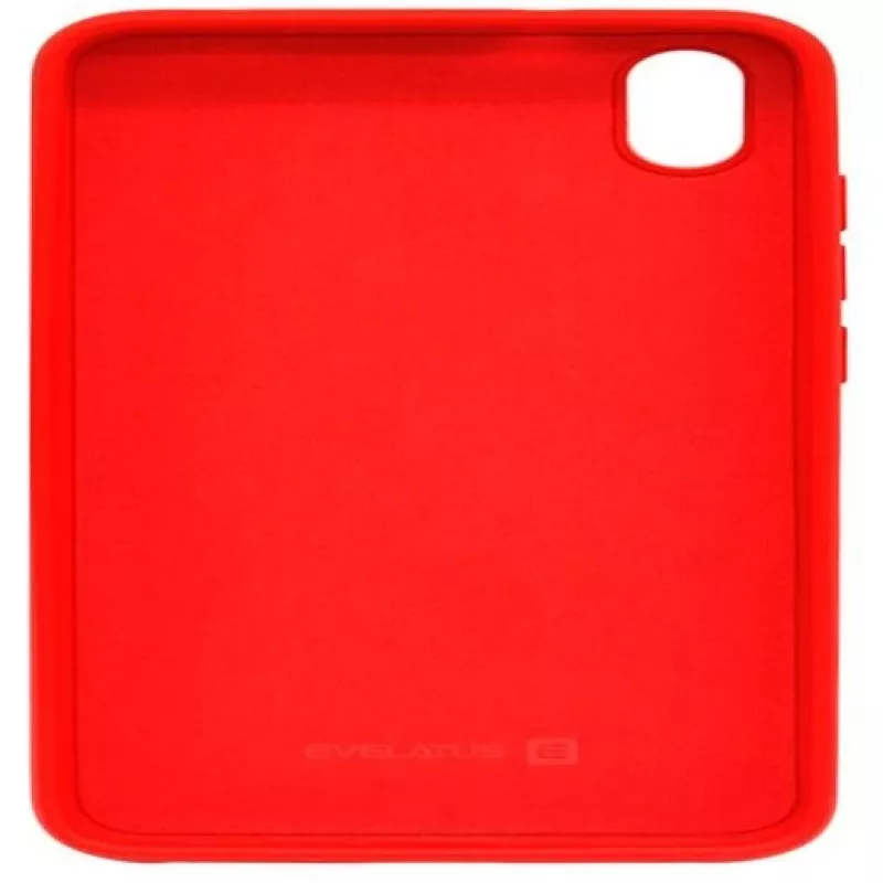 Evelatus Xiaomi Redmi 7a Funda de silicona Nano Soft Touch TPU roja