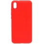 Evelatus Xiaomi Redmi 7a Funda de silicona Nano Soft Touch TPU roja