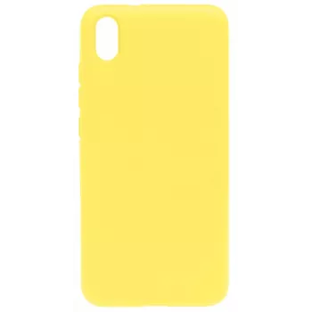 Evelatus Funda de silicona Nano Soft Touch TPU para Xiaomi Redmi 7A Amarillo