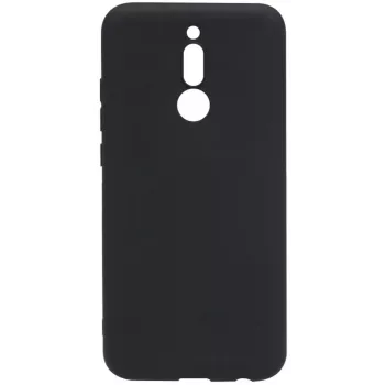 Evelatus Xiaomi Redmi 8 Funda Silicona Soft Touch Negra