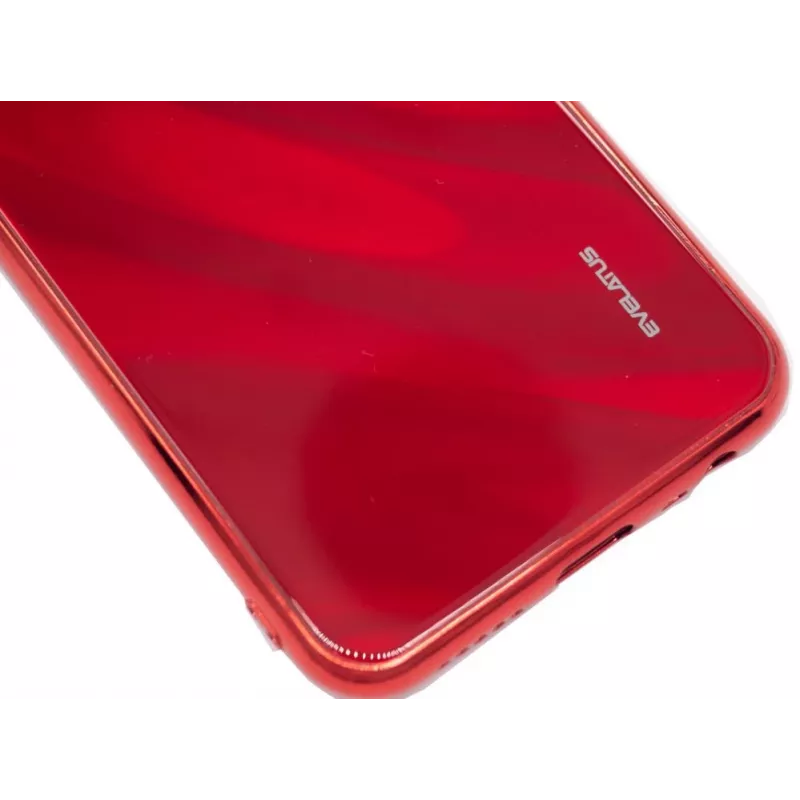 Evelatus Xiaomi Redmi 8 Water Ripple Full Color Electroplating funda de cristal templado rojo