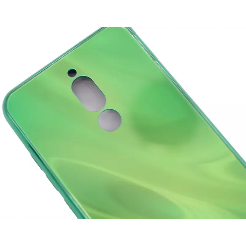 Evelatus Protector de pantalla de cristal templado con efecto agua y baño electrolítico a todo color para Xiaomi Redmi 8 verde