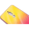 Evelatus Funda de cristal templado antiexplosión con efecto agua degradado para Xiaomi Redmi 8 degradado amarillo-rosa
