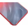 Evelatus Xiaomi Redmi 8 funda de cristal templado antiexplosión Water Ripple degradada rojo-negro