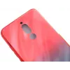 Evelatus Xiaomi Redmi 8 funda de cristal templado antiexplosión Water Ripple degradada rojo-negro
