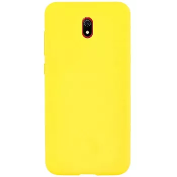 Evelatus Funda de silicona Nano para Xiaomi Redmi 8A Soft Touch TPU amarilla