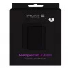 Evelatus Xiaomi Redmi 9 protector de pantalla de cristal templado plano transparente 0,33 mm con pegamento Japan, antiestático