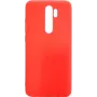 Evelatus Funda de silicona Soft Touch para Xiaomi Redmi 9 roja
