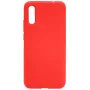 Funda de silicona nano Evelatus Soft Touch TPU para Xiaomi Redmi 9A / 9AT / 9i roja