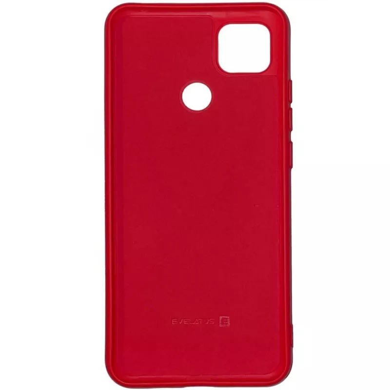 Evelatus Xiaomi Redmi 9C / 10A 4G Funda de silicona Nano Soft Touch TPU Roja