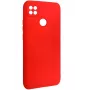 Funda de silicona Soft Touch Evelatus para Xiaomi Redmi 9C / 10A roja