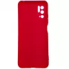 Evelatus Funda de silicona Nano Soft Touch TPU para Xiaomi Redmi Note 10 5G roja