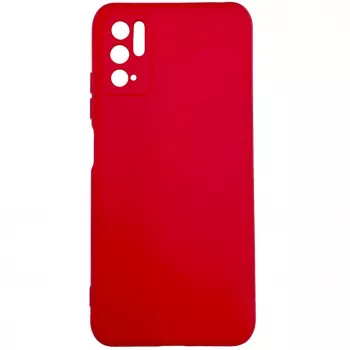 Evelatus Funda de silicona Nano Soft Touch TPU para Xiaomi Redmi Note 10 5G roja