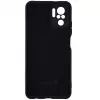 Evelatus Funda de silicona Nano para Xiaomi Redmi Note 10 / Note 10S Soft Touch TPU negra