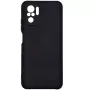 Evelatus Funda de silicona Nano para Xiaomi Redmi Note 10 / Note 10S Soft Touch TPU negra