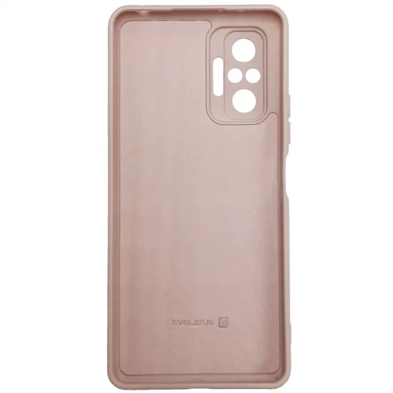 Evelatus Funda de silicona Nano para Xiaomi Redmi Note 10 Pro Soft Touch TPU beige