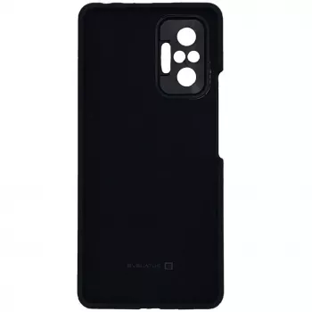 Evelatus Xiaomi Redmi Note 10 Pro Funda de silicona Premium Soft Touch Negro