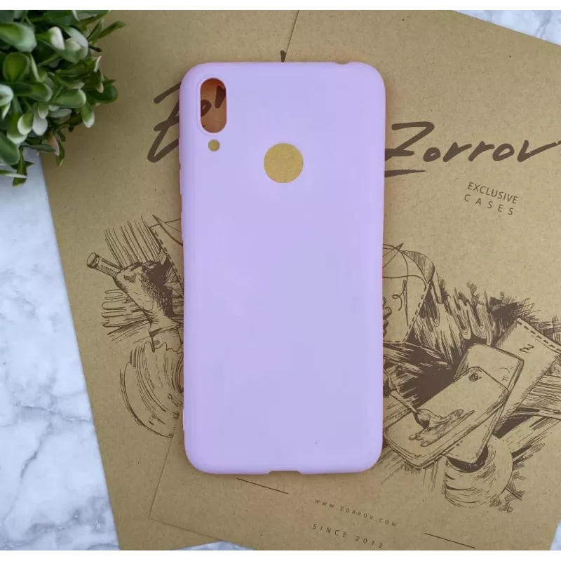 Evelatus funda de silicona nano Soft Touch TPU para Xiaomi Redmi Note 7 azul