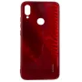 Evelatus Xiaomi Redmi Note 7 Funda Cristal Templado Water Ripple Full Color Electroplating Rojo