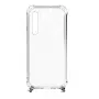 Evelatus Funda de silicona transparente con cordón TPU Band Space Gray para Xiaomi Redmi Note 8 / Redmi Note 8 2021