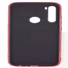 Evelatus Xiaomi Redmi Note 8 / Redmi Note 8 2021 funda de cristal templado efecto agua color completo con baño metálico roja