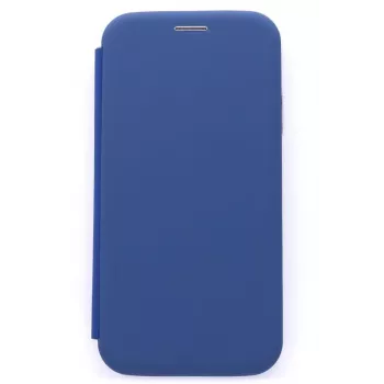 Evelatus Funda tipo libro para Xiaomi Redmi Note 9 Azul oscuro