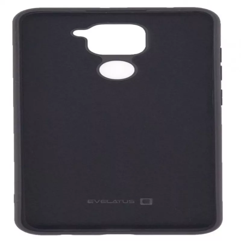 Evelatus Funda Nano Silicone Soft Touch TPU Negra para Xiaomi Redmi Note 9