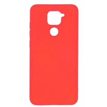 Evelatus Funda de silicona Nano Soft Touch TPU para Xiaomi Redmi Note 9 roja