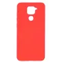 Evelatus Funda de silicona Nano Soft Touch TPU para Xiaomi Redmi Note 9 roja