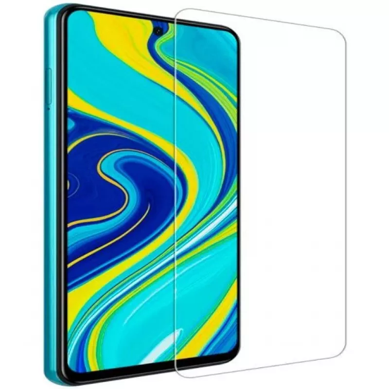 Evelatus Xiaomi Redmi Note 9 Pro / Note 9S protector de pantalla plano transparente de cristal templado 0,33 mm con pegamento Japan, antiestático