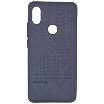 Evelatus Xiaomi Redmi S2 Funda TPU con placa metálica para soporte magnético de móvil Azul