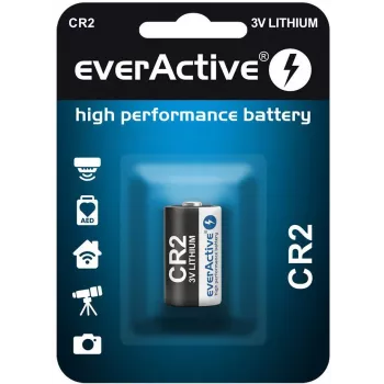 everActive Pila de litio CR2 3V 850mAh (pack de 1 blíster)