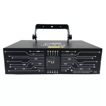 EVOLIGHTS LASER 3W RGB Foco láser profesional para escenario