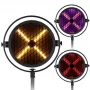 EVOLIGHTS LUMEN X V2 100W cabezal móvil spot con prisma de 3 facetas, rueda de 7 colores, gobos giratorios, DMX512